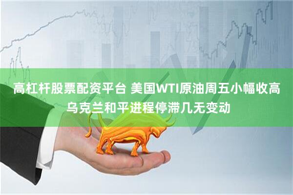 高杠杆股票配资平台 美国WTI原油周五小幅收高 乌克兰和平进程停滞几无变动