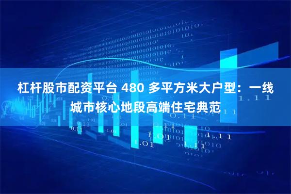 杠杆股市配资平台 480 多平方米大户型：一线城市核心地段高端住宅典范